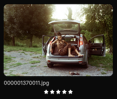 Ratings system interface with star ratings and filtering options